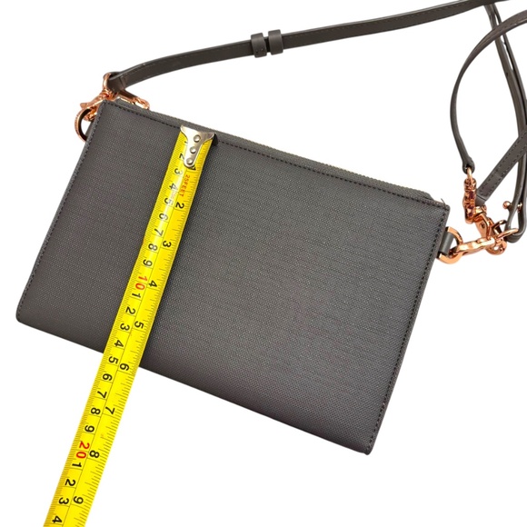 Danger Dover Convertible Clutch Wallet crossbody gray - Picture 7 of 8